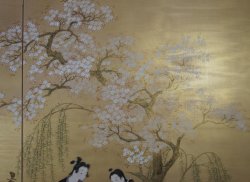 Tale of Genji 1970 gold art