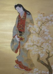 Tale of Genji 1970 gold art