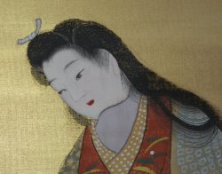 Tale of Genji 1970 gold art
