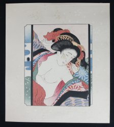 Cherry blossoms in the wind 1900