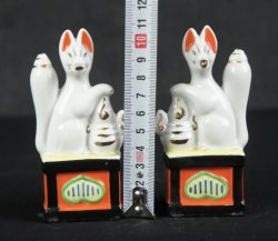 Kitsune deity fox 1900