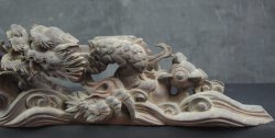 Dragon Ryu carving 1850