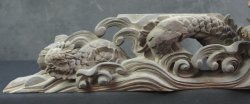 Dragon Ryu carving 1850