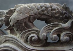 Dragon Ryu carving 1850