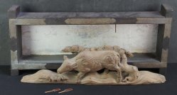 Antique temple Ushi 1800
