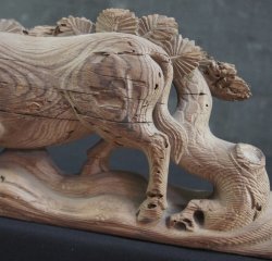 Antique temple Ushi 1800