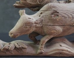 Antique temple Ushi 1800