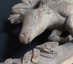 Antique temple Ushi 1800