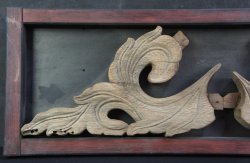 Buddhist scrolls sculpture 1800
