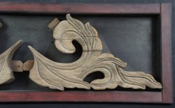 Buddhist scrolls sculpture 1800