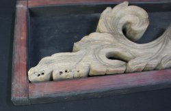Buddhist scrolls sculpture 1800