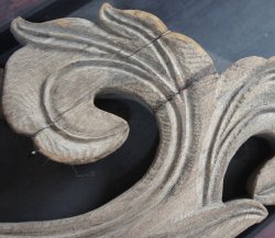 Buddhist scrolls sculpture 1800