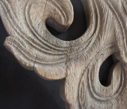Buddhist scrolls sculpture 1800