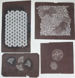 Katagami art 1900 stencil