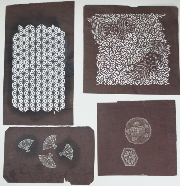 Katagami art 1900 stencil