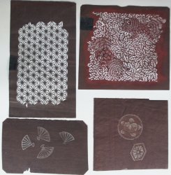 Katagami art 1900 stencil