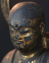 Jisobosatsu Buddhist wood sculpture 1700s