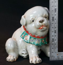 Kutani dog 1880s
