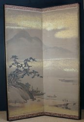 Sansui Byobu large screen 1880s
