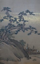 Sansui Byobu large screen 1880s