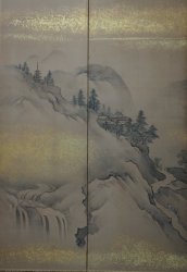 Sansui Byobu large screen 1880s