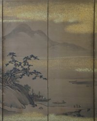 Sansui Byobu large screen 1880s