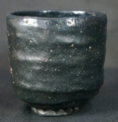 Kuroraku-chawan bowl 1880s