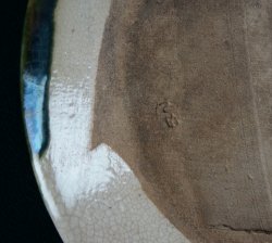 Oribe ceramic plate 1900
