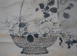 Antique Sumi-e 1870s