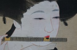 Maiko flute player 1890