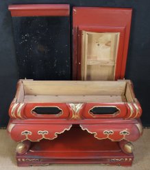 Buddhist temple altar 1900