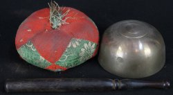 Chanting Buddhist bell 1950