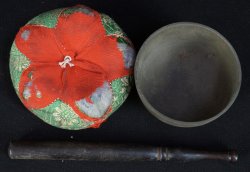 Chanting Buddhist bell 1950