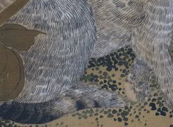 Setsuge Buncho cat scroll 1700s