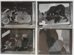 Shunga glass negative 1920