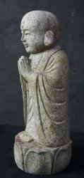 Jizo granite sculpture 1950s