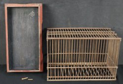 Japan wood bird cage 1880s