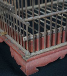 Japan wood bird cage 1880s