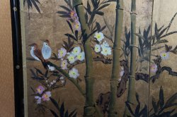 Gold leaf Byobu 1970s
