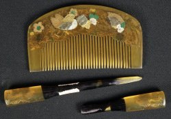 Kanzashi Geisha hair 1950