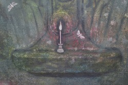 Buddhist art 1977 temple