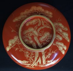 Ohira lacquered set 1900s