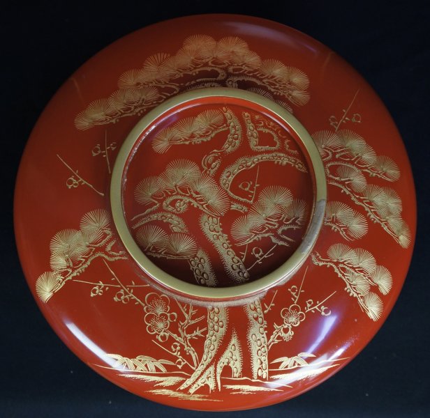 Ohira lacquered set 1900s