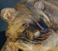 Kibori Okkaido bear 1970