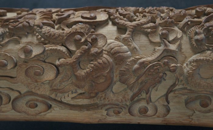 Japan bamboo carving 1950