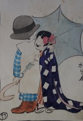 Takehisa Yumeji watercolor 1920