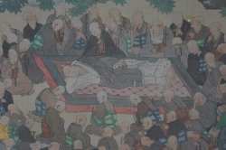 Nehan-zu Buddhist art 1800