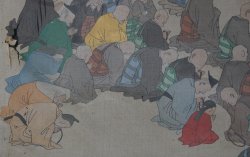 Nehan-zu Buddhist art 1800