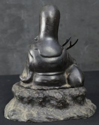 Fukurokuju bronze censer 1800s