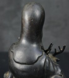 Fukurokuju bronze censer 1800s